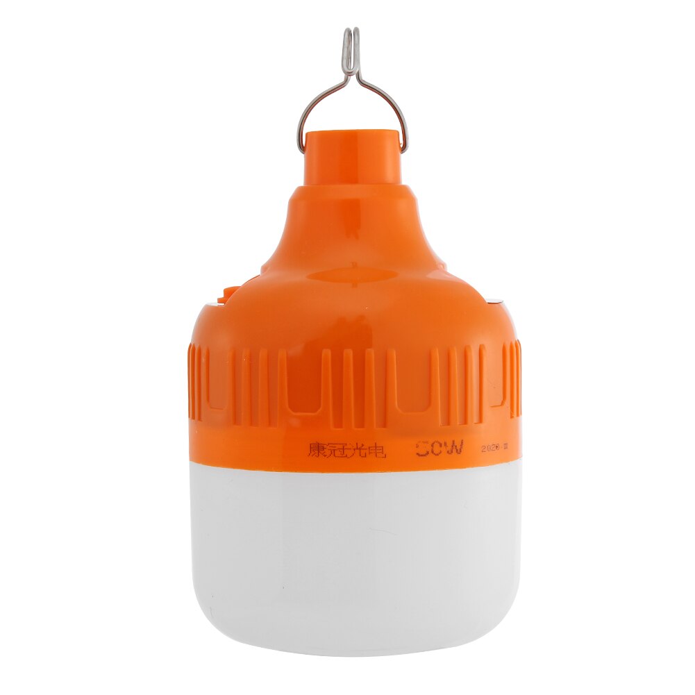 Emergency Light LED Bulbs 3 Mode Rechargeable Lighting Lamp Camping Portable Outdoor Elements for Outdoor Camping: 50W