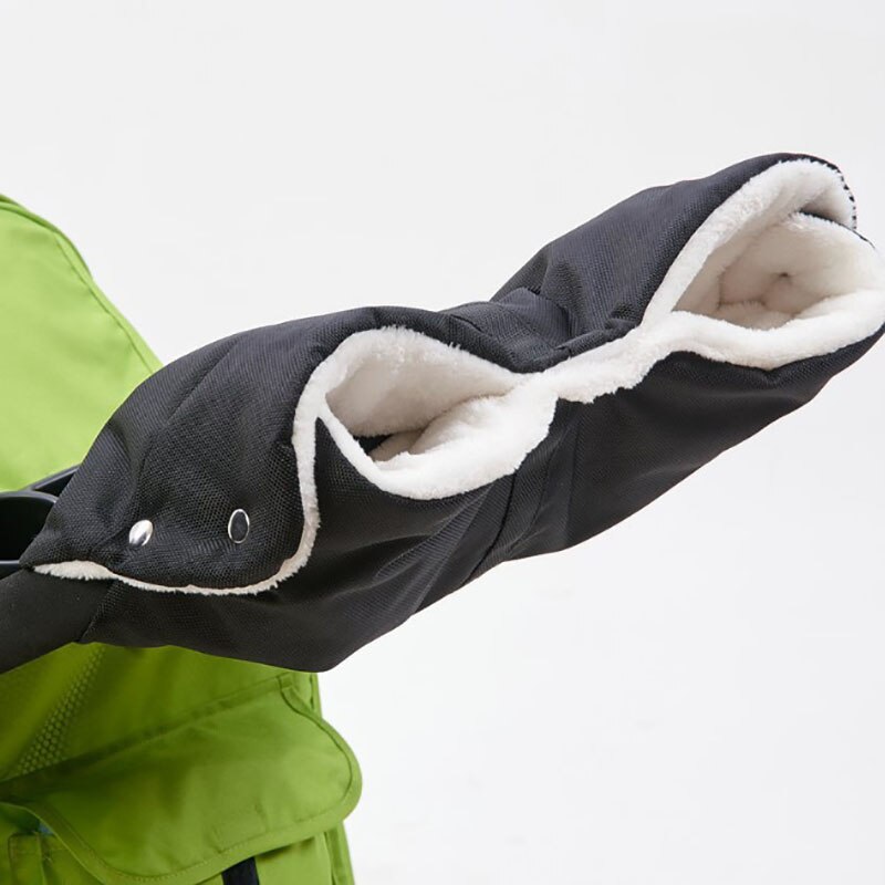 Gants chauffants pour poussette pour bébé, manchons coupe-vent pour main, accessoire étanche pour poussette, chariot, gant d'hiver: Rouge