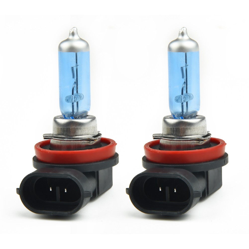 2pcs 12v 55w H11 Halogen Bulb 6000K Quartz Glass Car Fog Light Auto Lamp Halogen Headlight Bulbs White Fog Lights Car Accessory