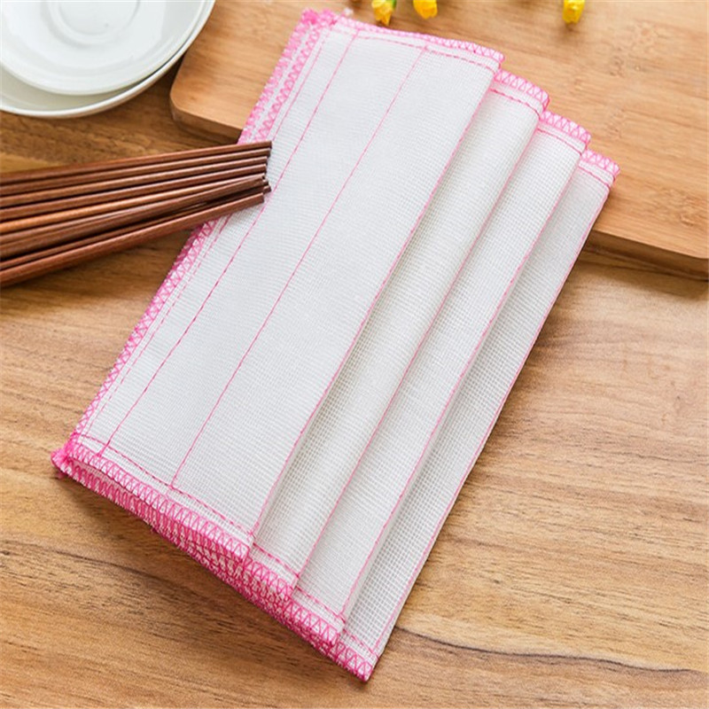 1 pc effektive anti-fedt farve fade klud fiber viskestykker klude håndklæde bambus fiber hjem køkken køkkenudstyr rengøringsklud