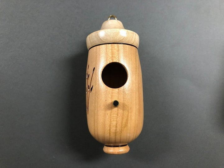 Mode Buiten Houten Hummingbird Huis Opknoping Swing Hummingbird Voor Winterkoninkje Swallow Sparrow Huizen Hummingbird: A