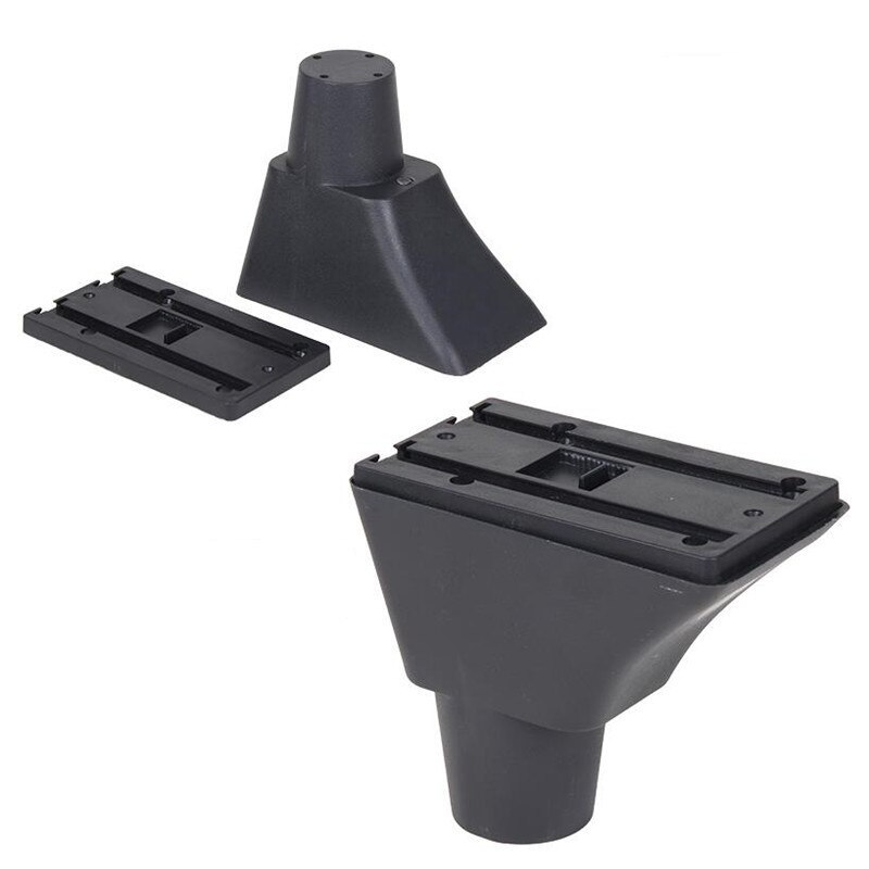Pour Peugeot 207 accoudoir boîte stockage central contenu boîte de rangement avec support de verre cendrier interface USB: Black base only