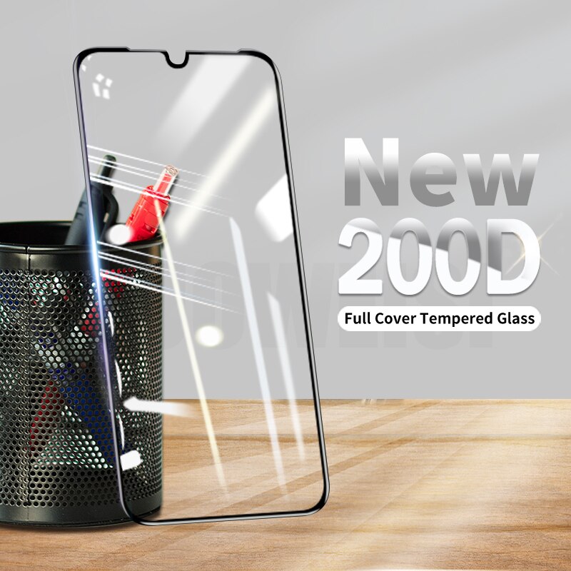 200D Pleine couverture En Verre Trempé Sur Le Pour Huawei Honor 9 10 20 Lite Protecteur D'écran Pour L'honneur 8C 8X 8A 9i 10i 20i Film de Verre