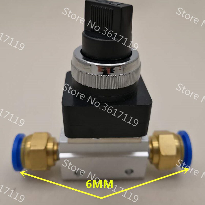 MOV-01 Select Button Swivel Mechanical Valve 2/2 Solenoid Valve Manual Valve Pneumatic Valve Manual Switch Air Control: 6MM JIONT