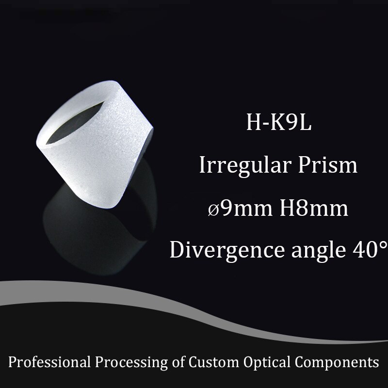 Powell – prisme, diamètre du Spot de 5mm, de Surface 60-40, matériau H-K9L verre optique, longueur d&#39;onde de la lentille 430 ~ 1100nm