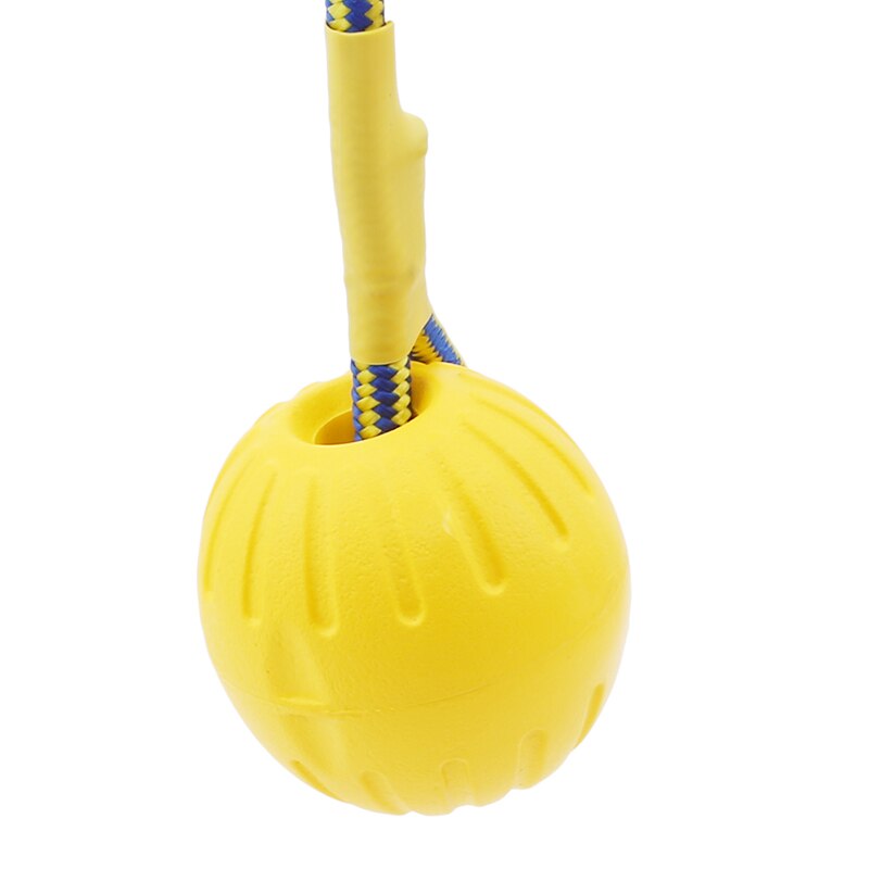 7/9 Cm Hond Opleiding Speelgoed Bal Onverwoestbaar Massief Rubberen Bal Chew Play Bite Speelgoed Met Carrier Touw Bite