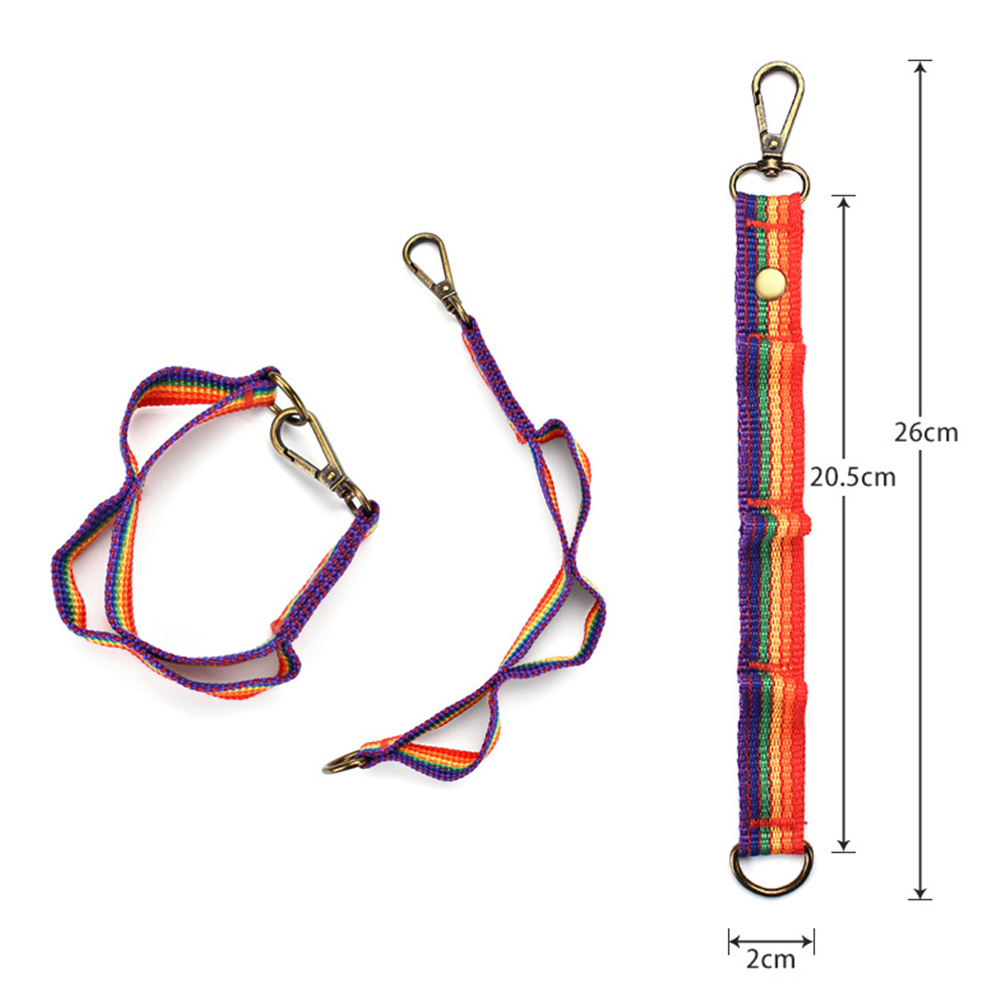 Buntes nylon-zeltaufhängeseil mit schnalle, verlängert, für outdoor-camping, familien-campingausrüstung