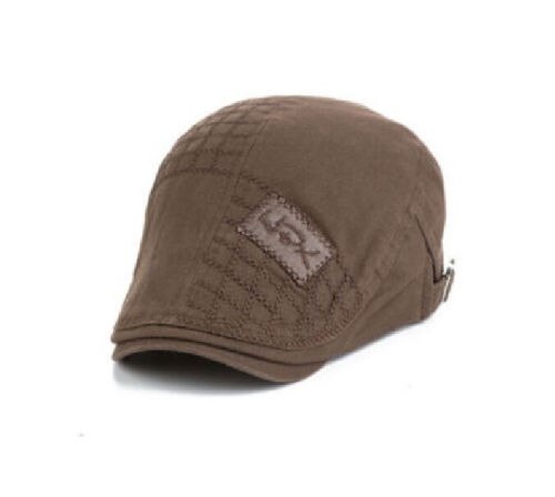 Gorra de algodón clásico para hombre, gorra Newsboy, gorra para conducir al sol, boina plana para caballero
