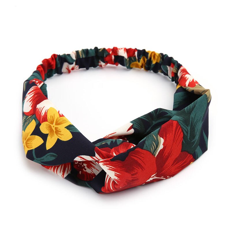 Blomst hårtilbehør dame pannebånd mor boho mamma turban hårbånd hodebånd for kvinner søte tilbehør jenter