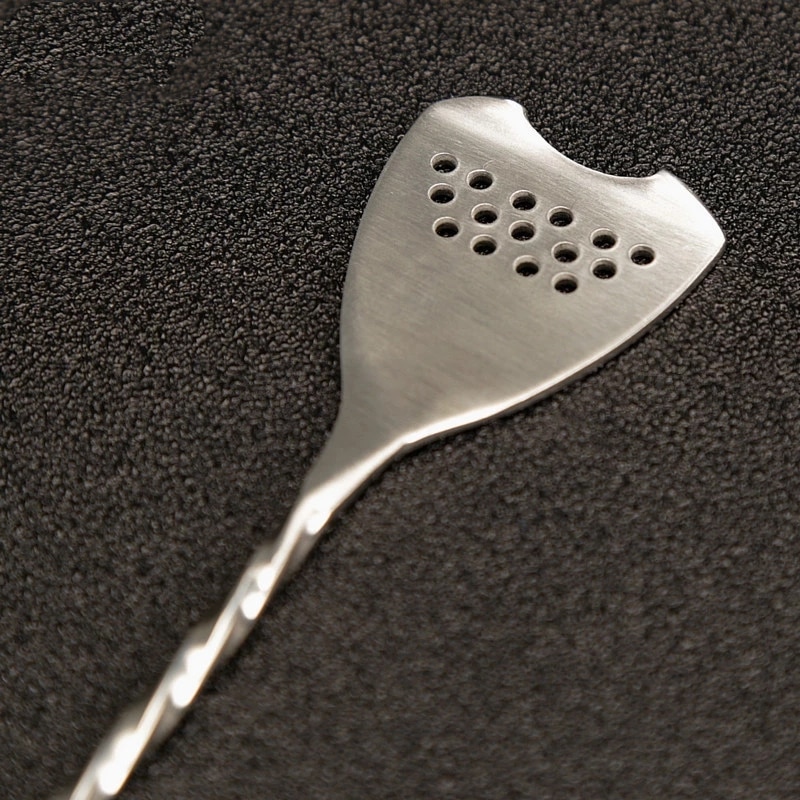 40cm Stainless Steel Cocktail Bar Spoon Japanese Style Best Bartender Bar With Strainer Tail Silver Copper Gold Barware