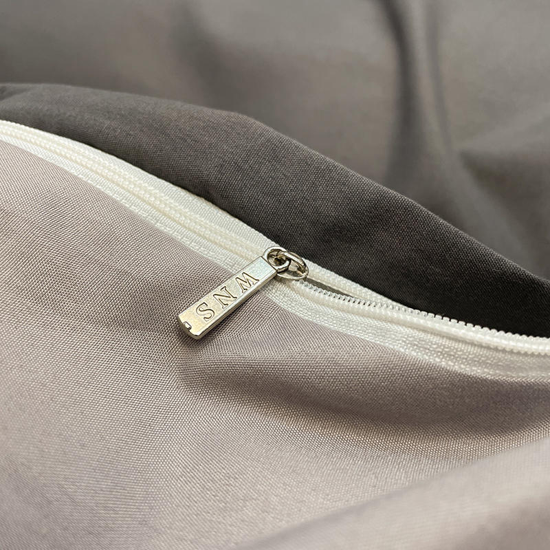 Bonenjoy 1 pc housse de couette Donkergrijs Kleur Dekbedovertrek Dubbele Size funda nordica cama 150 Queen/Kingsize Bedovertrek