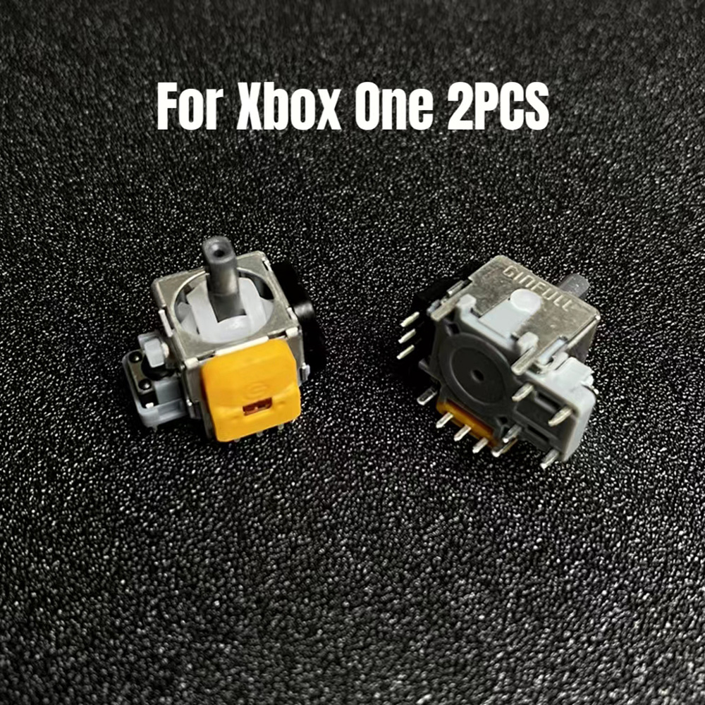 2Stck Halle Wirkung Joystick Ersatz 3D Analog Stock Sensor Modul für Ps4 Ps5 Schalter Profi Xbox eins Regler Reparatur: Schwarz