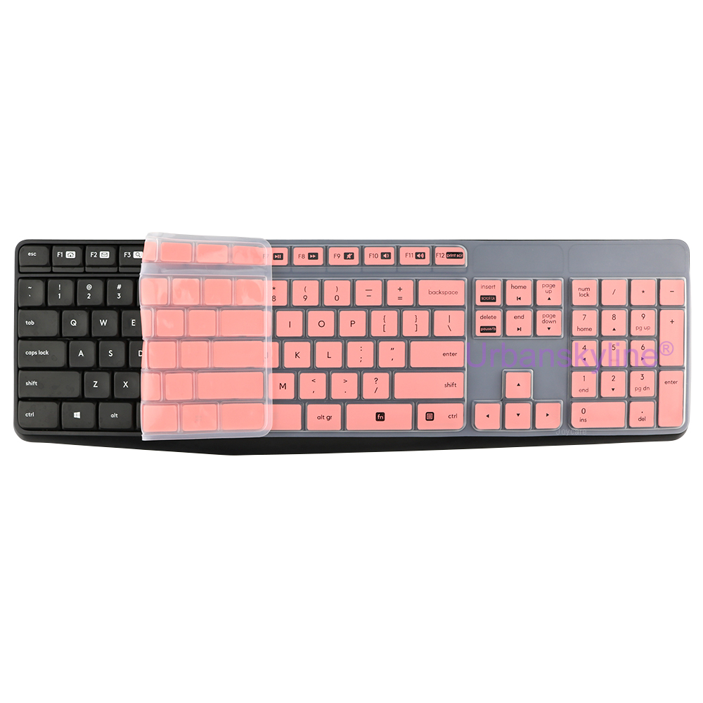 Silikon-Tastaturabdeckung Für Logitech MK235 & K375S – Transparent, Wasserdicht, Staubdicht