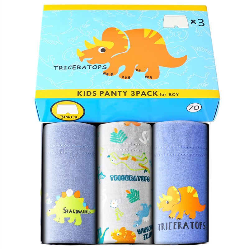 Boys Cotton Boxer Briefs Toddler Kids Soft Cotton Underwear 3 Pack Little Big Boy Dinosaur Shark Shorts Set 5 6 Years Pink