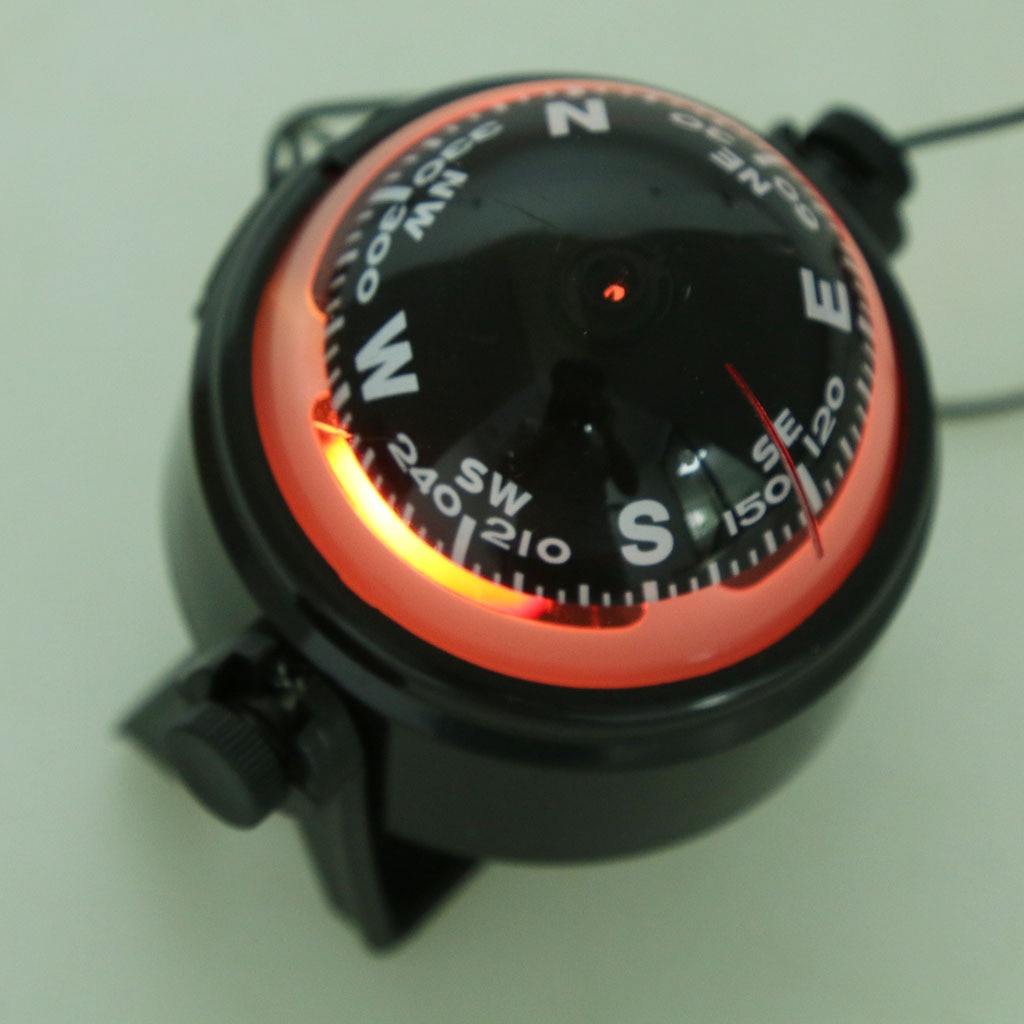 12V Car Truck Marine Boat Interior Electronic Navigation Compass Luminous