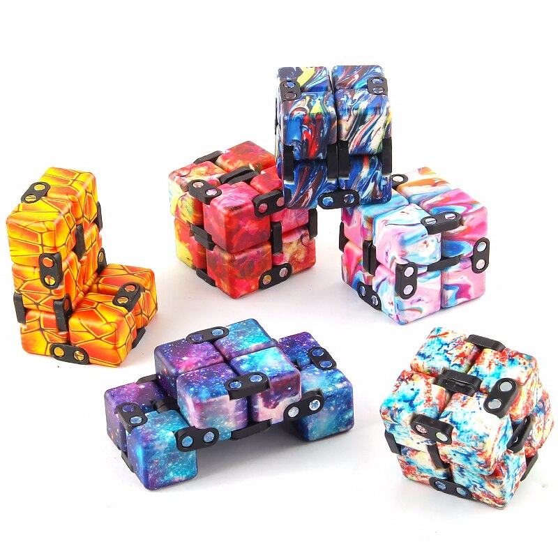 Autismus Anti Stress Relief Kreative Unendliche Magie Cube Büro Flip Cubic Puzzle Sensorischen Stress Relief Kühle Gadget Zappeln Spielzeug