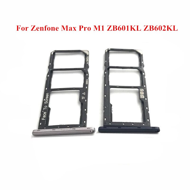 Sim Card Slot Lade Houder Sd-kaart Adapter Deel Voor ASUS Zenfone Max Pro M1 ZB601KL ZB602KL