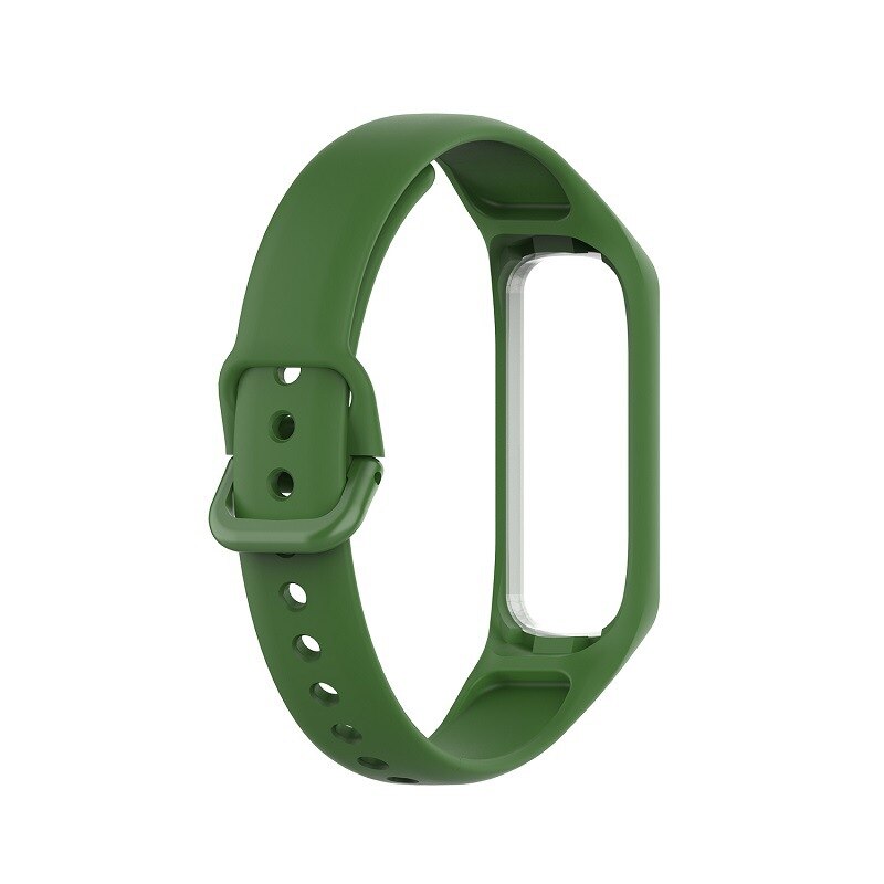 Essidi Soft Silicone Bands For Samsung Galaxy Watch Fit e R375 Smart Bracelet Wrist Band Strap For Samsung Galaxy Fit e Correa: Green