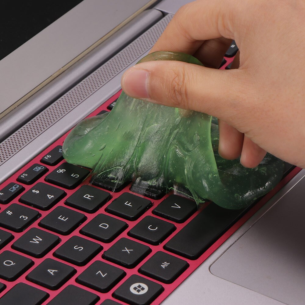 Cleaning Glue Magic Dust Cleaner Compound Clean Phone PC Computer Keyboard Cleaner Magic Sponge Kitchen Accessories: Green