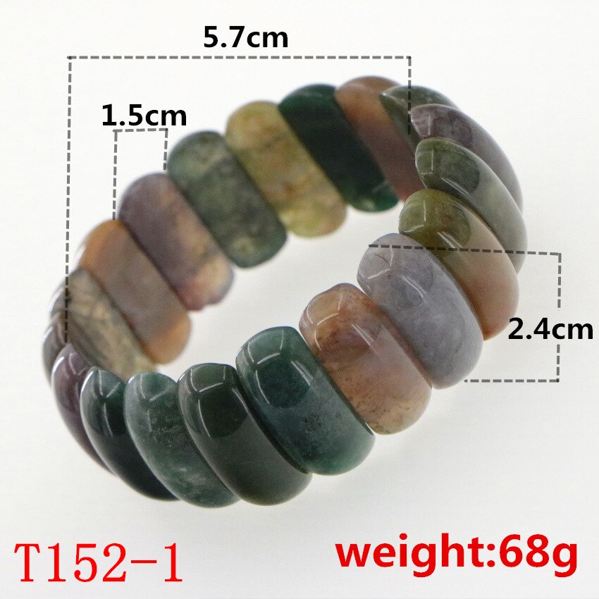 WUBIANLU-Bracelet en pierres d'agates naturelles pour femmes, 8 Styles, de luxe, tendance, diversifié, , Bracelets porte-bonheur: T152-1