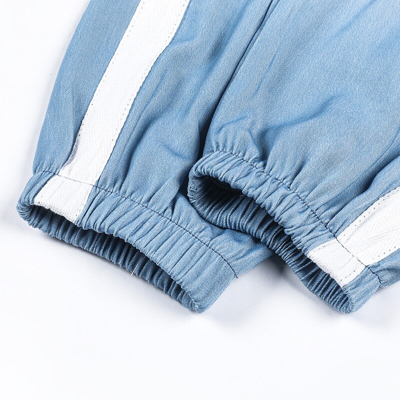 Jogging Broek Dunne Koreaanse Stijl Elastische Taille Trekkoord Sport Broek Zomer Fitness Broek Outdoor Oefening Broek