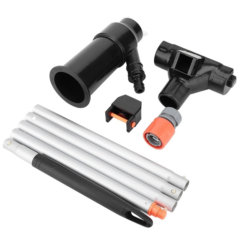 Pool Vacuum Cleaner Portable for Swimming Pool Pond Vacuum Jet 5 Pole Sections Detachable Cleaning Tools: Default Title