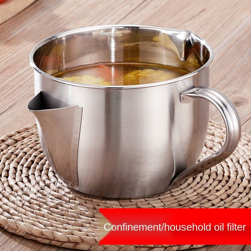 304 filtre à huile de ménage d'acier inoxydable produit utile cuisine décoration séparateur d'huile kichen decoracion couverture alimentaire