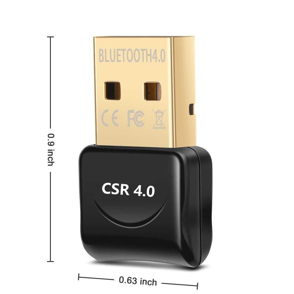 Adattatore Bluetooth per PC ricevitore Dongle Bluetooth USB trasferimento senza fili compatibile con cuffie stereo desktop finestre