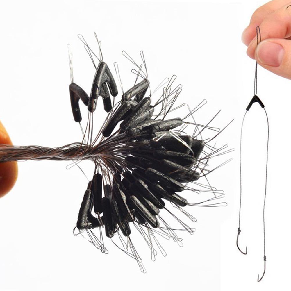 50Pcs Double Hook Contactor Fishing Line Component... – Grandado