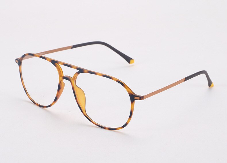 Gafas ópticas graduadas para miopía, lentes de acero al carbono y tungsteno ultraligeros para hombres y mujeres: Leopard