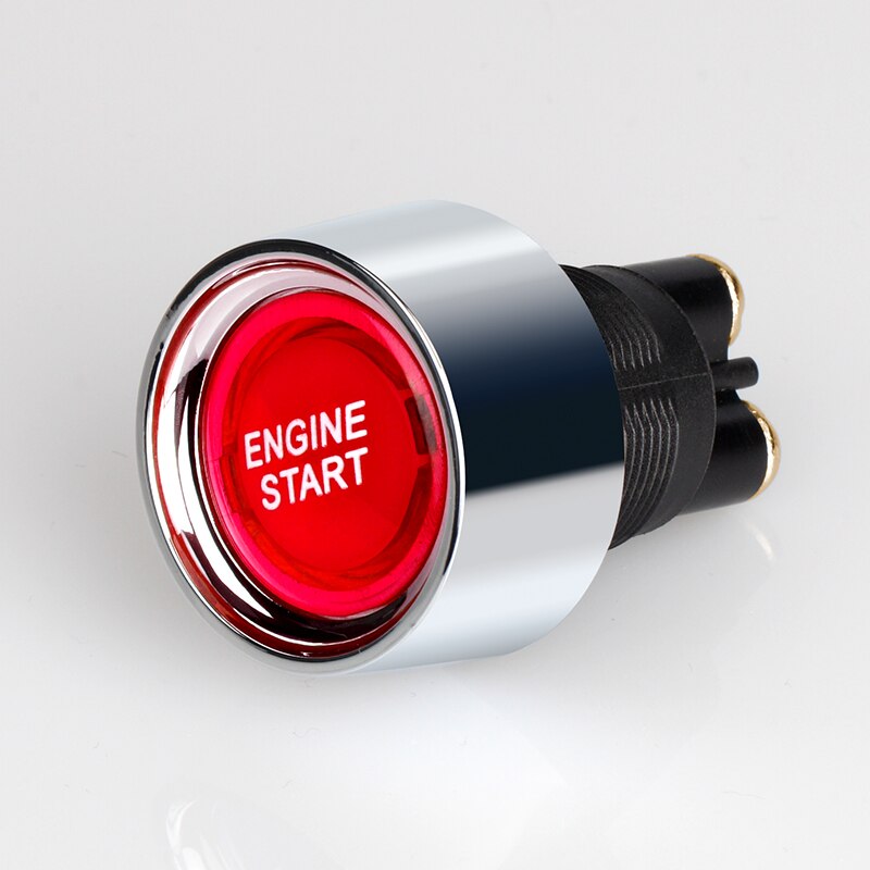 Botón de arranque único para coche, 12V, botón de arranque de motor, interruptor de encendido, sistema de arranque de entrada sin llave: OBXB-R