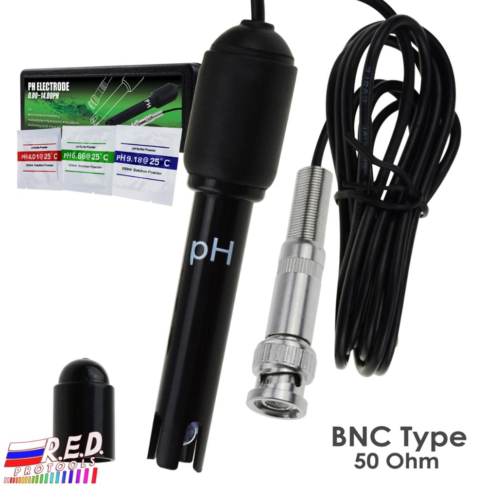 Sonde PH avec connecteur BNC, 150cm de Long câble 0-14pH sonde de Test électrode pour contrôleur de moniteur de ph-mètre