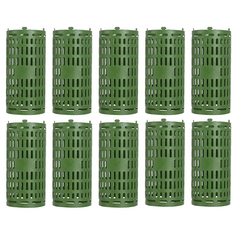 GTBL 10 Pack Plastic Plant Tree Trunk Protectors Easy Flexible Tree Guard Expandable Nursery Mesh Tree Bark Protector
