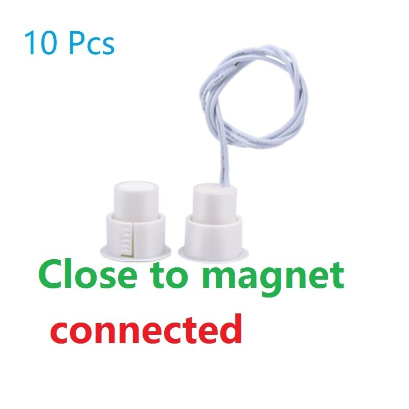 10PCS NO NC Wired Garage Door Reed Magnet Door Win... – Grandado