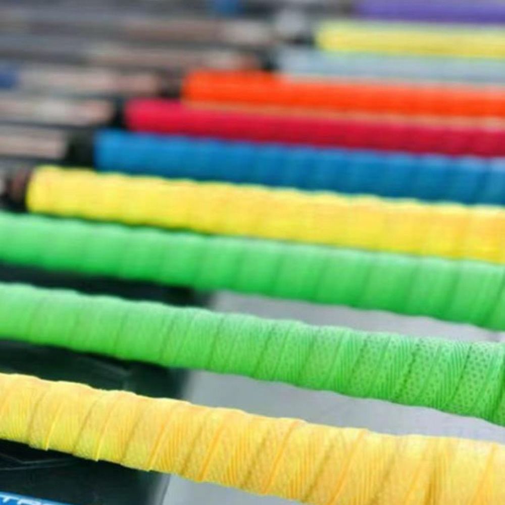 Breathable Multi-color Badminton Racket Overgrips PU Pressure Point Grip Tape Tennis Paddle Non-Slip Over Grips