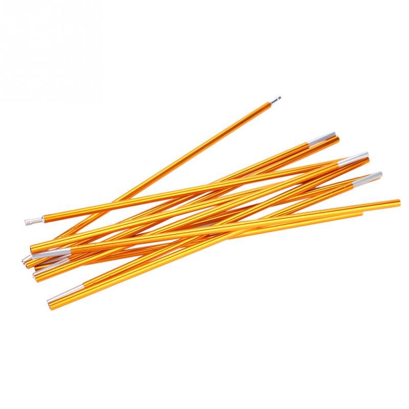 2 pieces/lot 7,9mm tent poles aluminium alloy camping ten poles support frame bars awning tent accessories for outdoor camping hiking