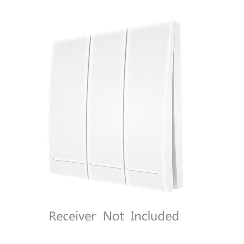 RF433 110V 220V Receiver WiFi RF Wireless Remote Voice Control Switch Smart Life Tuya APP Works For Alexa Google Home no battery: 3 Gang swtich