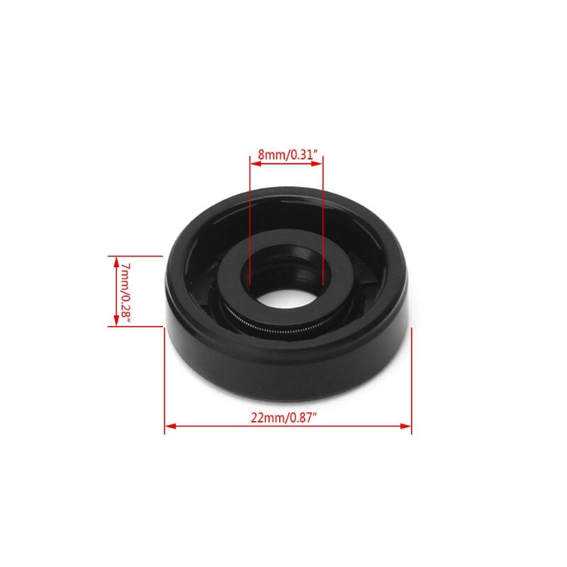 8*22*7Mm Oliekeerringen Ring Breadmaker Machine Onderdelen Brood Machine Spare Vervangende Onderdelen Wearable