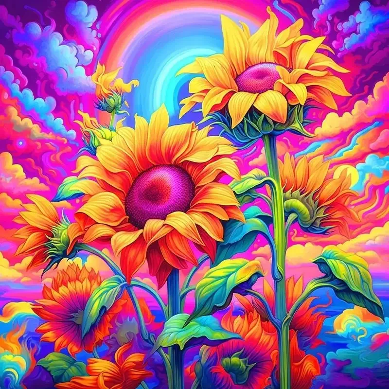 1pc Paint by Numbers Kit voor volwassenen Beginner op canvas, schildersets voor volwassenen, doe-het-zelf-hobby's voor vrouwen, frameloos: violet / 20x25cm