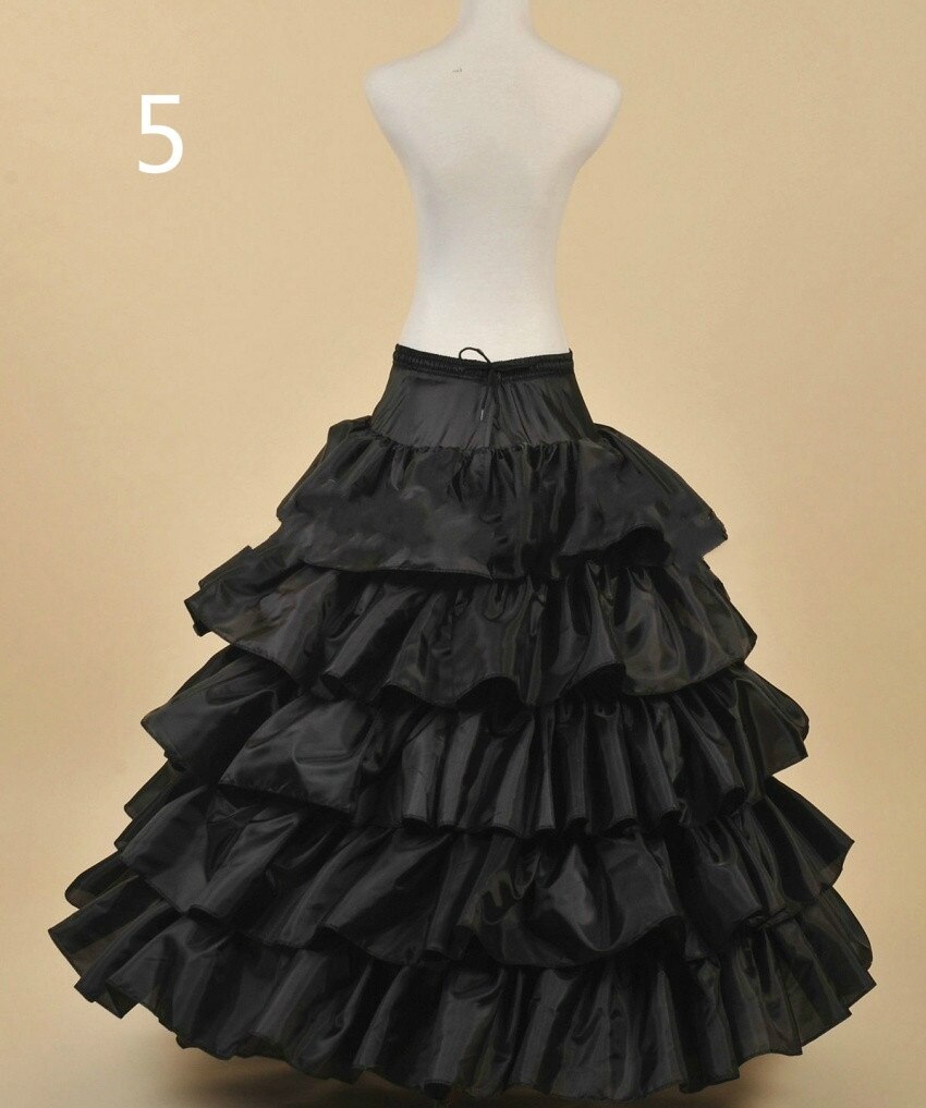 Saiote de noiva preto, anágua de vestido de noiva: 5