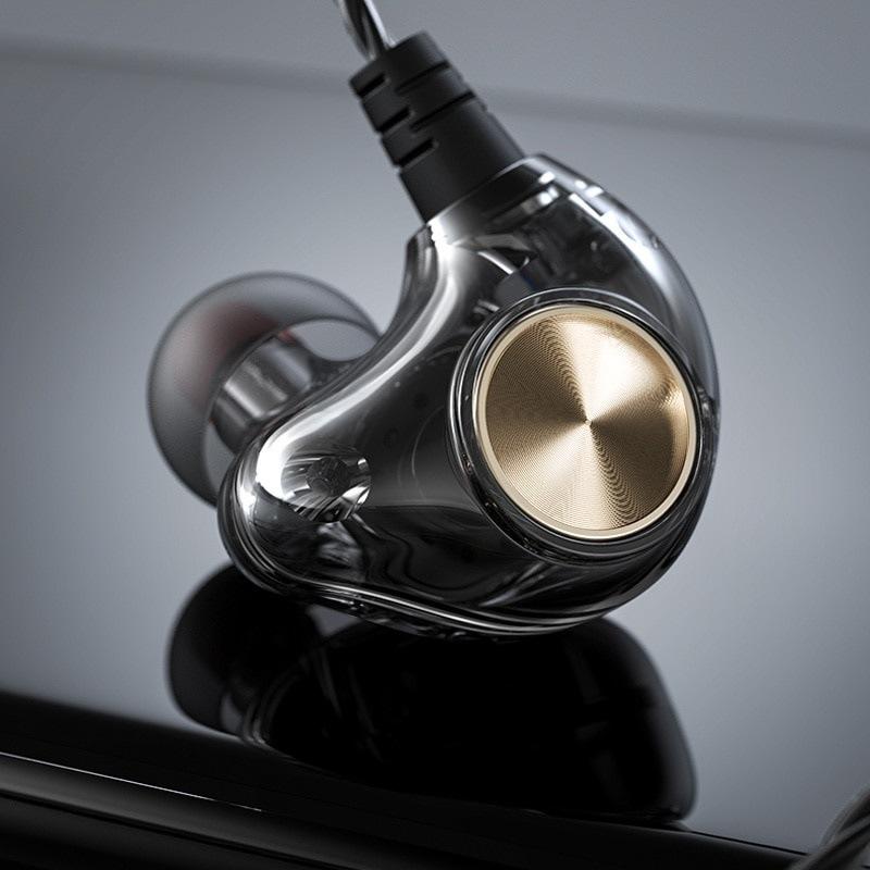 Android Mobiele Telefoon Drive-By-Wire Headset Metalen Zware Bas Computer Pc Headset In-Ear Sport Headset telefoonhoorn Headset