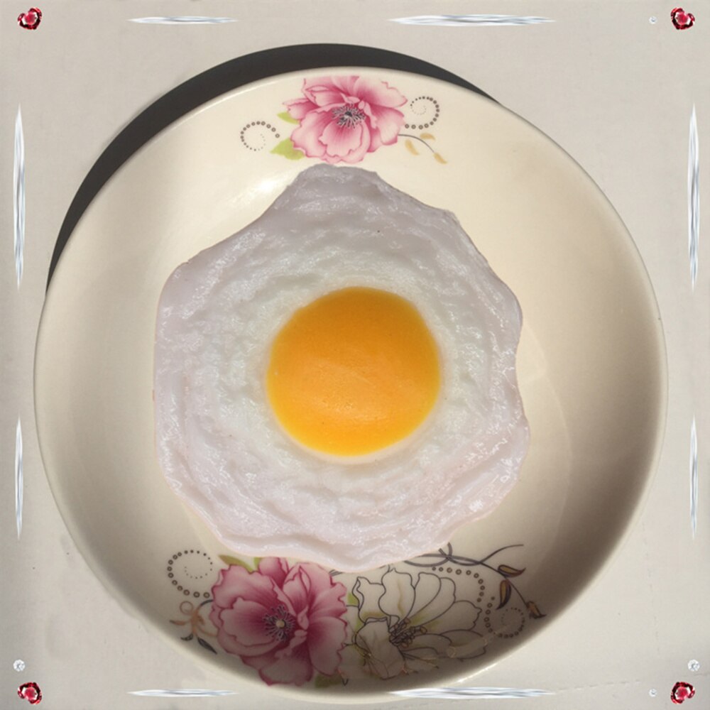 3pcs Decompression Toy Durable Novel Practical Fried Egg Shape Decompression Toy for Adults