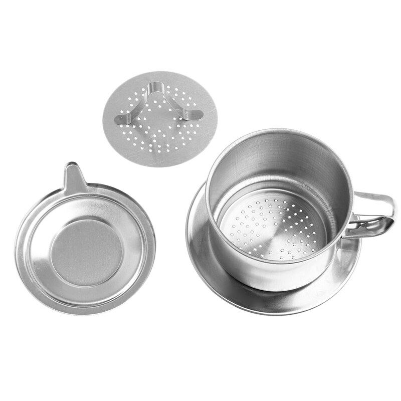 Rvs Drip Koffie Filter Maker Pot Infuser Voor Office Home Reizen