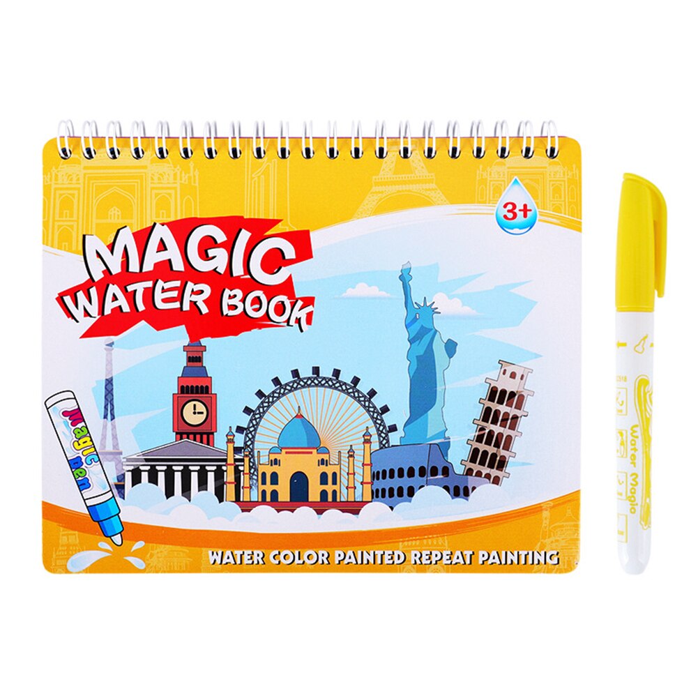 Water Tekening 26 Engels Leren Kaart Magie Met 2 Pen Brief Kaart Schilderen Board Educatief Speelgoed Voor Kinderen: travel world