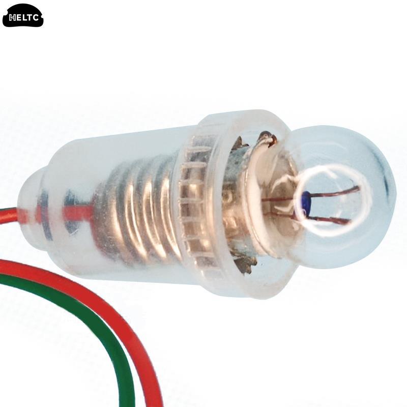 Suporte da lâmpada com fio, pequeno lampholder, E10, E12 Base, Instrumento de ensino, Experiment Wire Fitting, E27, Comprimento 20cm, 2 10Pcs
