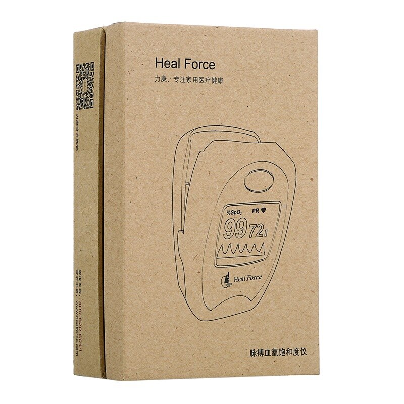 Healforce Child Fingertip Pulse Oximeter Fingertip Classical SPO2 PR Pediatric OLED Blood Oxygen Saturation Pulse Oximeter