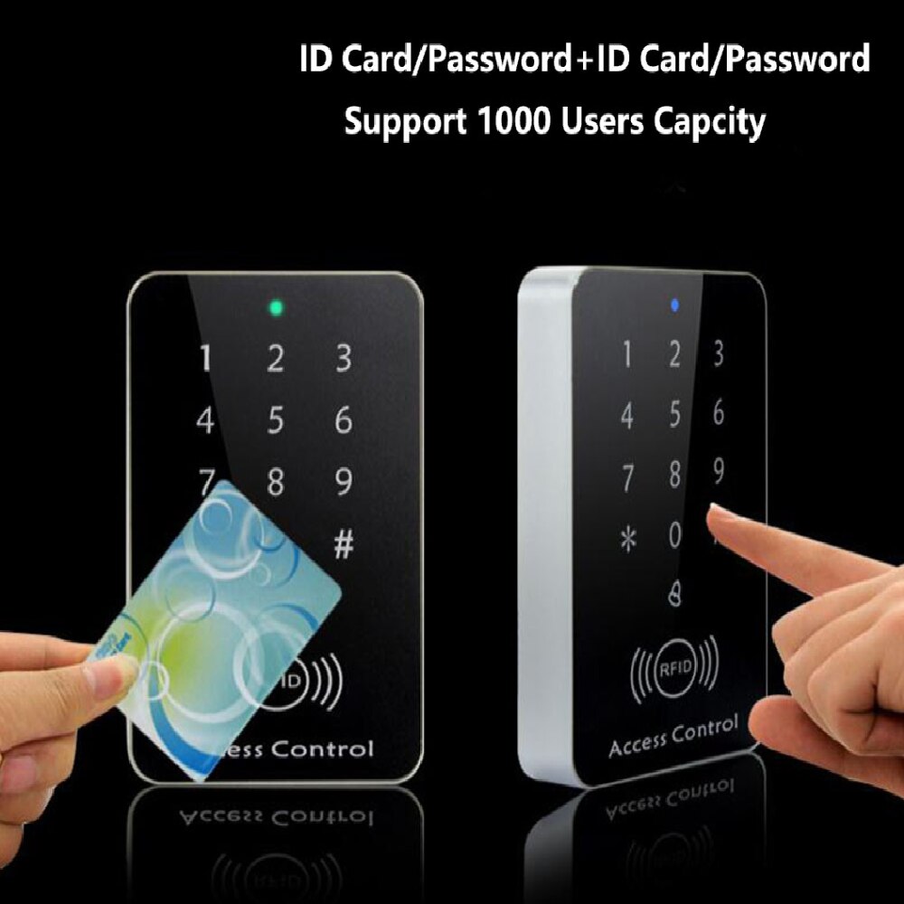 RFID Standalone Access Controller Security Proximity Entry Door Lock 125KHz RFID/EM Keypad Card Access Control System