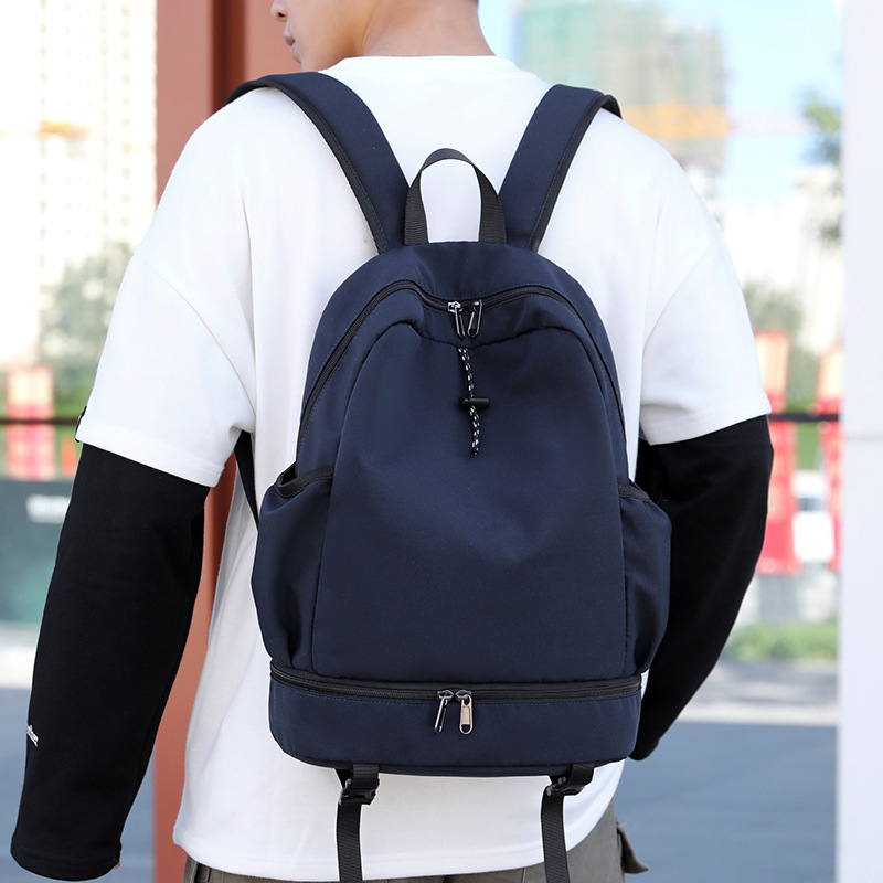 Freizeit Teen Rucksack Männer Schwarz Oxford Casual Student Rucksack Hohe Schule Tasche für Teenager Jugend Bagpack Große Kapazität: Blau