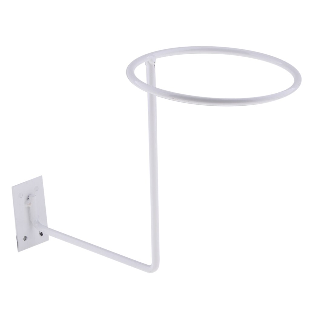 Soporte para casco de motocicleta, gancho para chaqueta, estante de exhibición de tela multifuncional montado en la pared, colgador blanco para casco