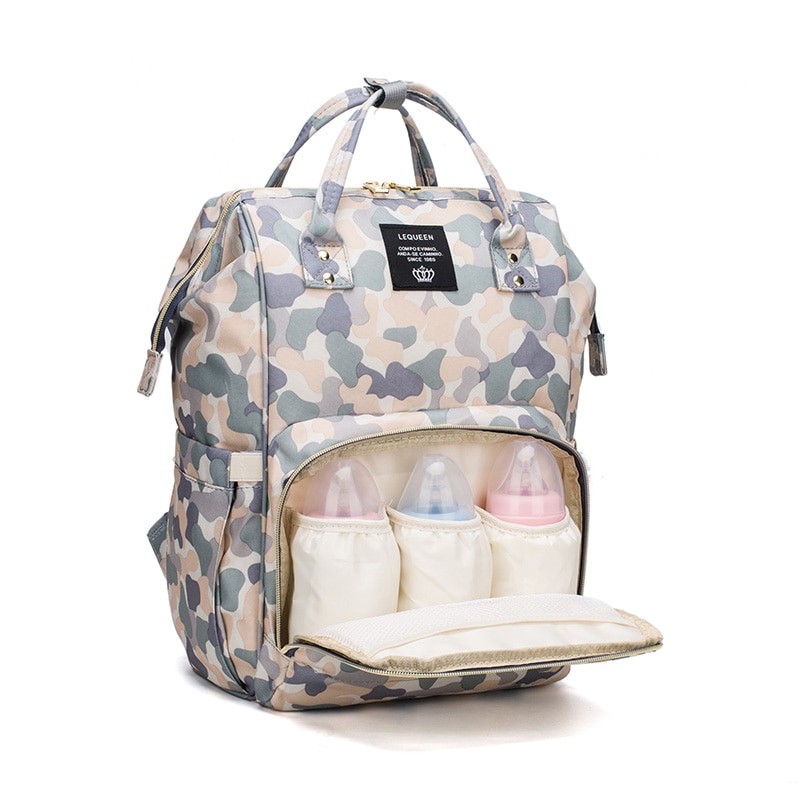 Camouflage Sacchetto Del Pannolino Del Bambino Mummia Maternità Sacchetto per il Bambino Pannolino Borse di Grande Capacità Degli Uomini Stampati Sacchetti di Cura Del Bambino di Cura